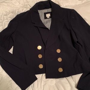 Navy blazer with gold buttons - never worn!!